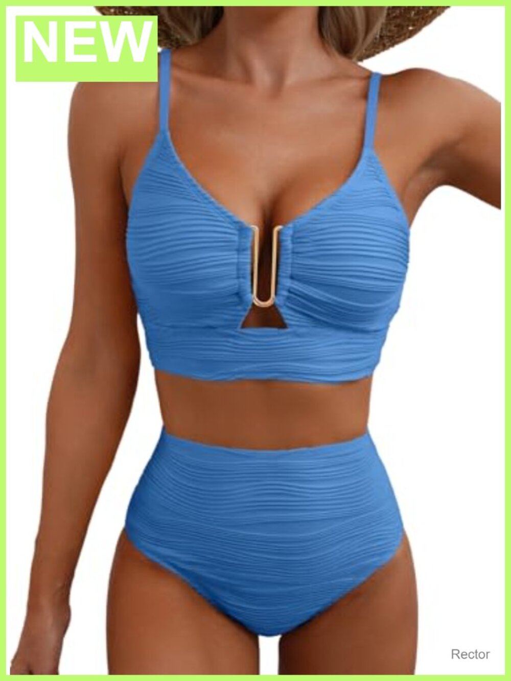 Womens 2 Piece Bikini Set High Waisted U Wire Push Up